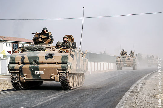 Турция заявила о намерении продолжить операцию в Сирии «от севера до юга»