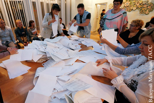 ЦИК опубликовал результаты подсчета 10% протоколов на выборах