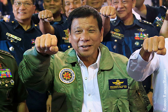 Президент Филиппин отказался от военных учений с США
