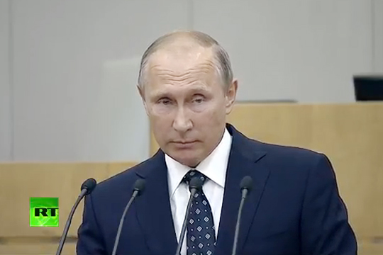 Путин призвал депутатов Госдумы незамедлительно начать работу