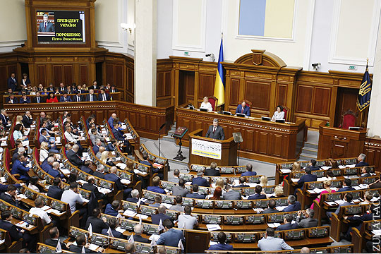 Блок Порошенко в Раде отказался поддержать введение виз с Россией