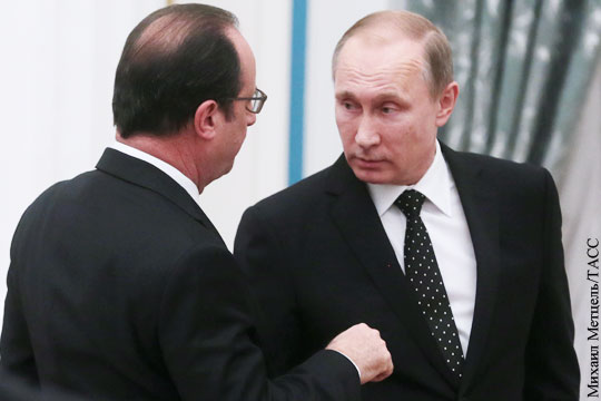 Олланд заявил о желании лично сказать Путину о недопустимости поддержки Асада
