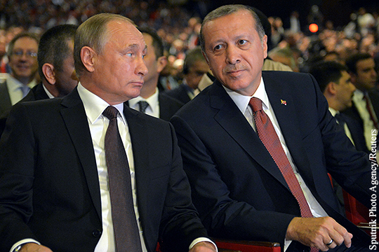 Эрдоган заявил о стремлении вместе с Россией создать новый коридор доставки газа в Европу