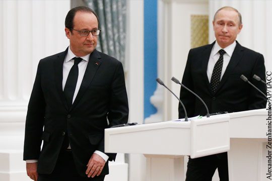 Олланда раскритиковали во Франции за сомнения относительно визита Путина