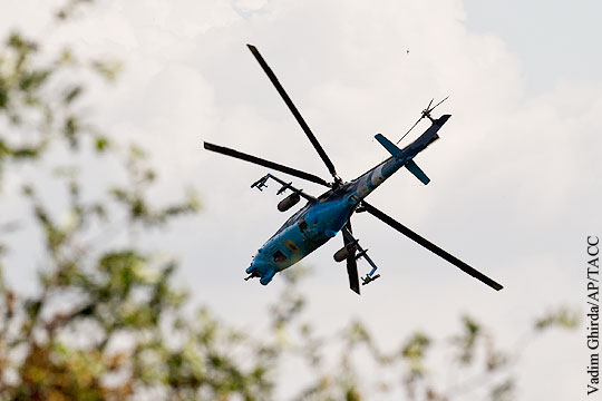 Ополченцы ДНР подбили вертолет украинских силовиков