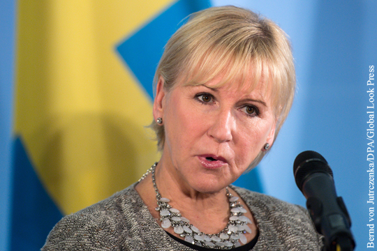 Швеция поддержала введение санкций против России из-за Сирии