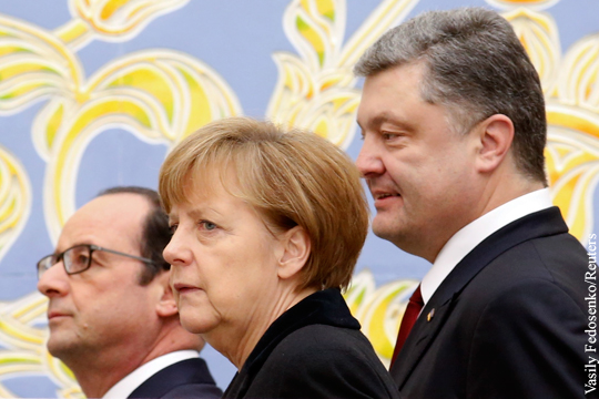 Меркель, Олланд и Порошенко договорились о встрече в «нормандском формате»