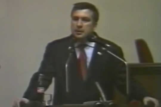 Опубликовано видео 2004 года с заявлением Саакашвили о важности партнерства с Россией