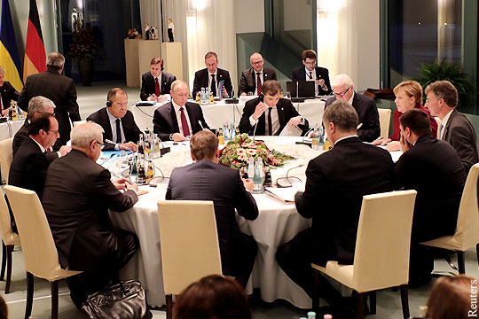 В Берлине началась встреча лидеров «нормандской четверки»