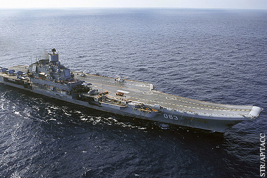 Британские корабли вышли навстречу авианосцу «Адмирал Кузнецов»
