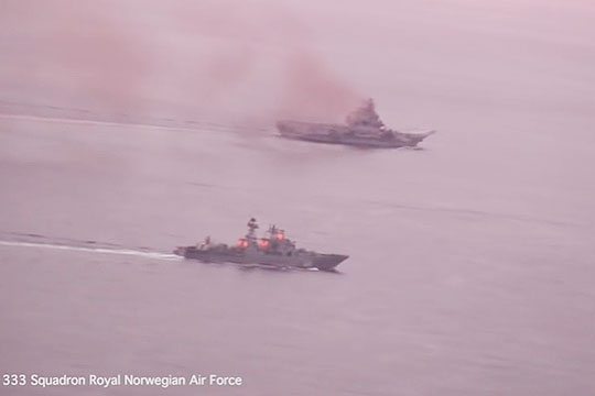 ВВС Норвегии сняли с воздуха российскую эскадру в Северном море
