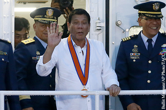 Президент Филиппин допустил заключение союза с Россией в оборонной сфере