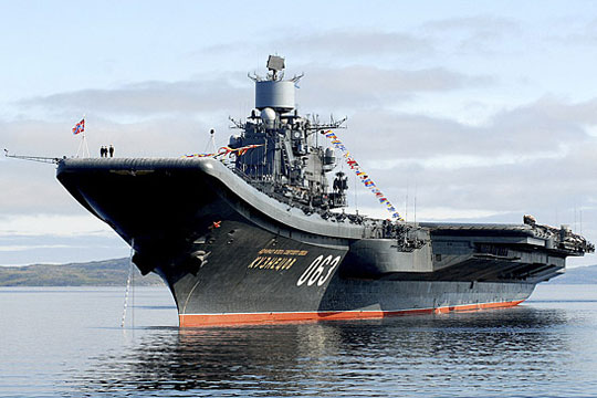 Москва призвала НАТО не беспокоиться в связи с движением «Адмирала Кузнецова»