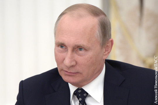 Путин поздравил американский народ с завершением выборов президента