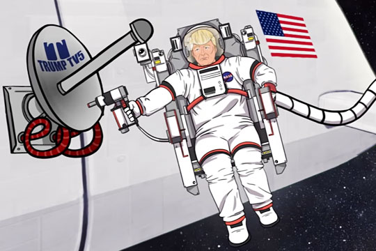 Трамп пойдет в дальний космос по стопам «Аполлона»