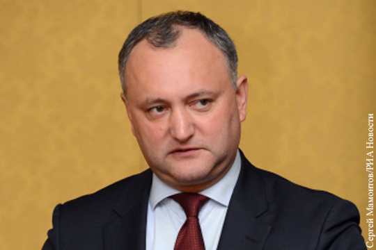 Додон в качестве президента Молдавии первый зарубежный визит совершит в Москву