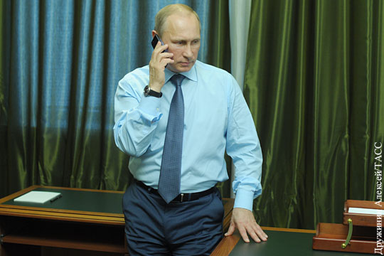 Путин провел телефонный разговор с Трампом
