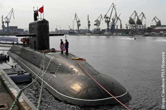 Подлодка «Санкт-Петербург» провела пуск крылатой ракеты в Баренцевом море