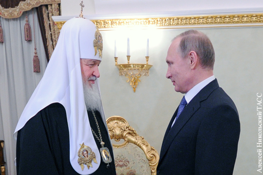 Путин: Похоже, меня крестил отец патриарха Кирилла