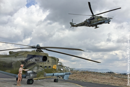 Блогеры рассказали о совместной вертолетной эскадрилье России и Сирии в Хомсе