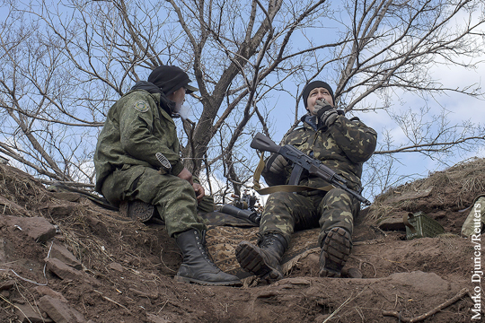 Заблудившиеся украинские разведчики наткнулись на бойцов ДНР