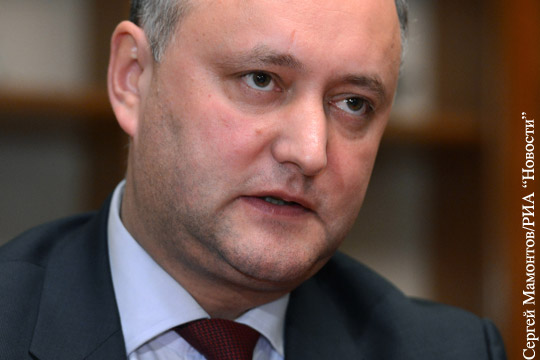 Избранный президент Молдавии приедет в Москву с частным визитом