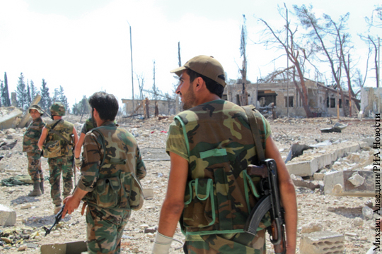 Армия Сирии выбила боевиков еще из одного района Алеппо