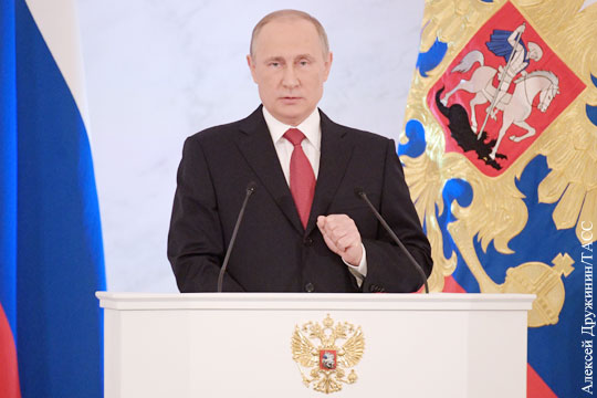 Канал правительственных трансляций США показал часть послания Путина