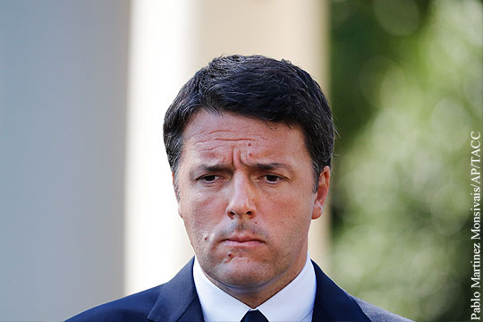 Премьер Италии Ренци объявил о намерении подать в отставку