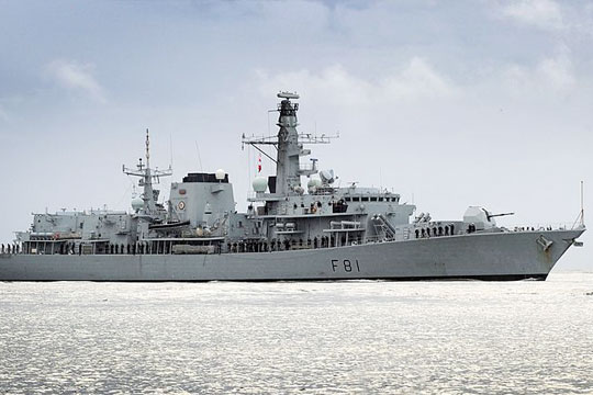 Британия направила фрегат для слежки за «Вице-адмиралом Кулаковым»