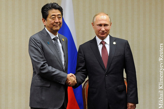 Японская газета назвала три главные темы переговоров Путина с Абэ