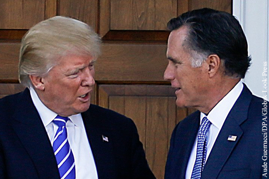 Трамп исключил Ромни из числа претендентов на пост госсекретаря
