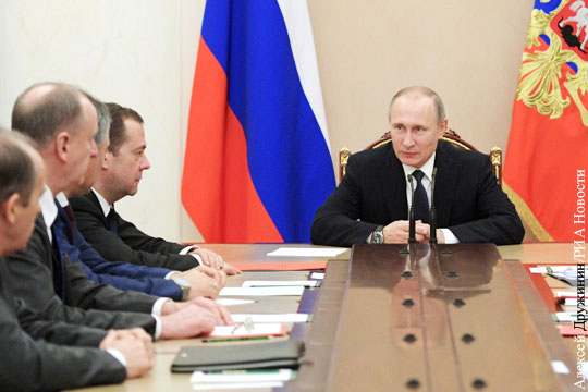 Путин обсудил с Совбезом России потерю Пальмиры