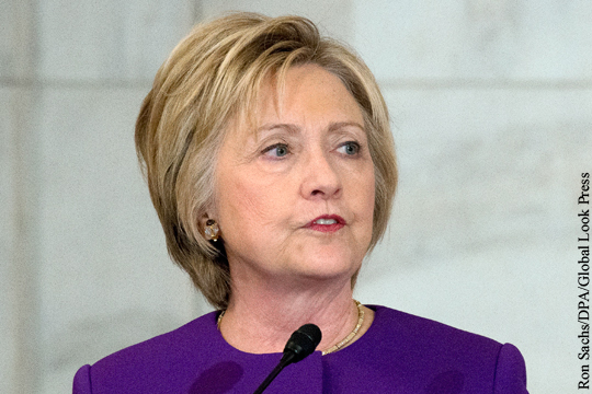 Клинтон объяснила свое поражение на выборах вмешательством России и ФБР