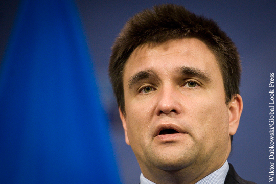 Климкин: Киев намерен расширить санкции против России