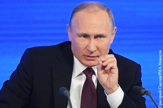 Путин про администрацию Обамы: Они проиграли по всем фронтам