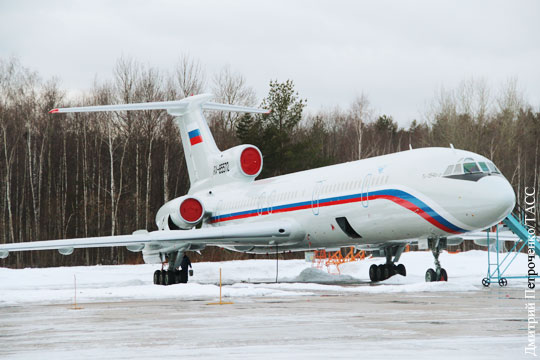 Источник указал на возможность перегруза потерпевшего крушение Ту-154