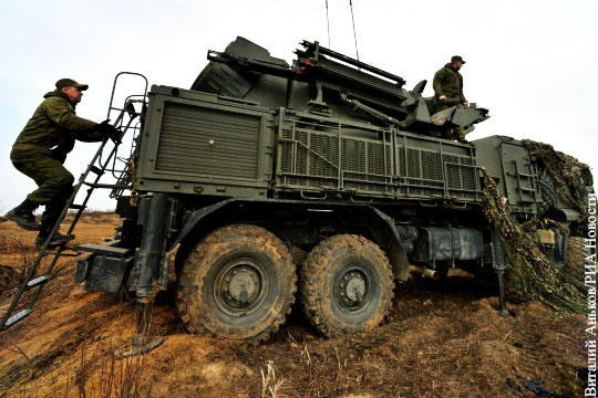 Комплекс «Панцирь-С» заступил на боевое дежурство в Крыму