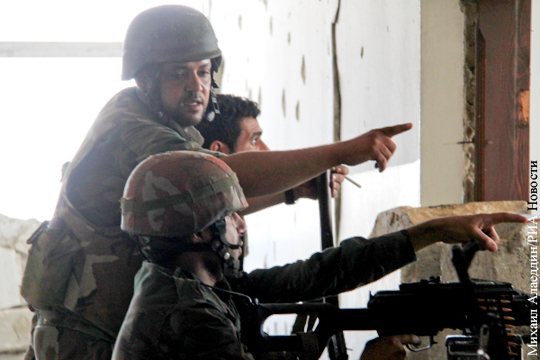 Сирийские войска начали наступление в районе Дейр-эз-Зора и Пальмиры