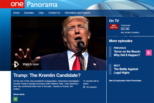 Канал Би-би-си показал фильм «Трамп: Кремлевский кандидат?»