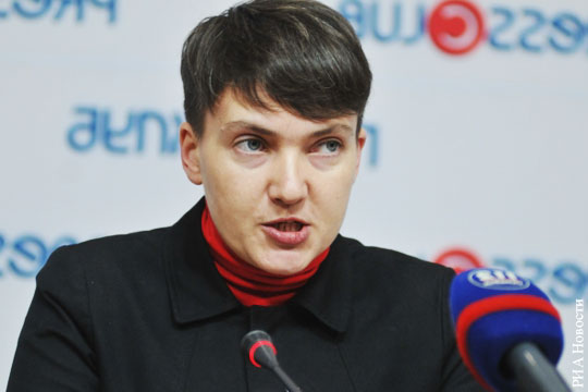 Савченко призвала депутатов Рады отказаться от Крыма