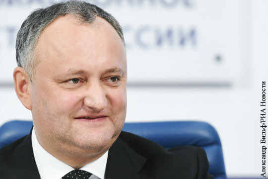 Президент Молдавии заявил о «наметках» по урегулированию долга перед Газпромом