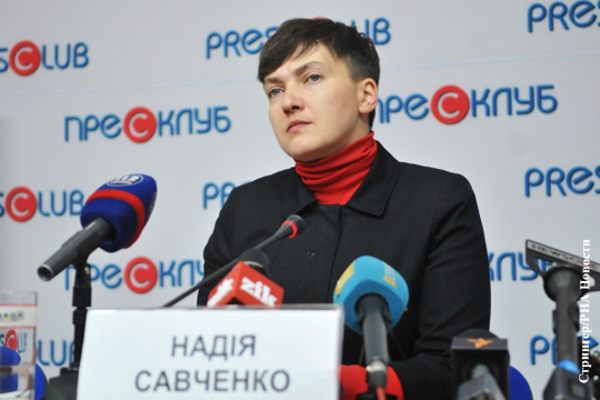 Слова Савченко о временном отказе от Крыма сочли искренним эпатажем