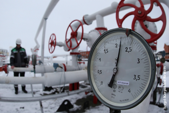 Запасы газа в хранилищах Европы упали до трехлетнего минимума