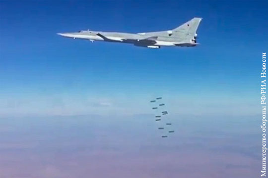 Российские Ту-22м3 нанесли очередные удары по ИГ в Дейр-эз-Зоре