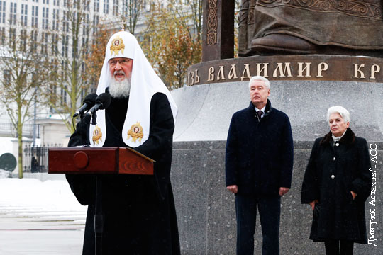 Патриарх Кирилл назвал князя Владимира общим героем России и Украины