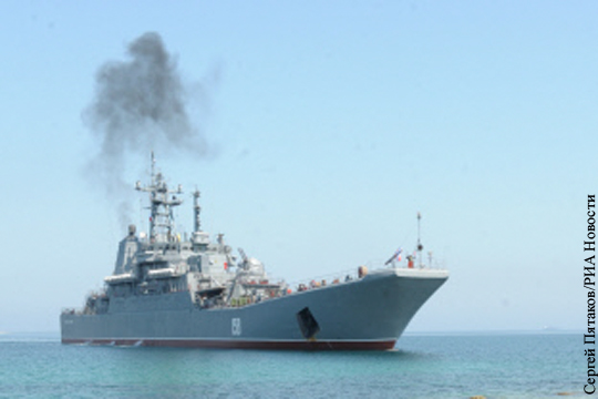 Большой десантный корабль «Цезарь Куников» вошел в Средиземное море