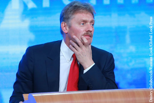 В Кремле прокомментировали обострение ситуации в Донбассе