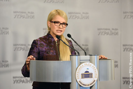 Тимошенко стремится к роли «любимой жены господина»
