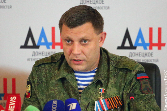 Захарченко и Плотницкий прокомментировали гибель Гиви